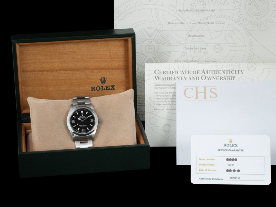 劳力士 (Rolex) Explorer 36 Black Dial - Rolex Service Guarantee 114270 